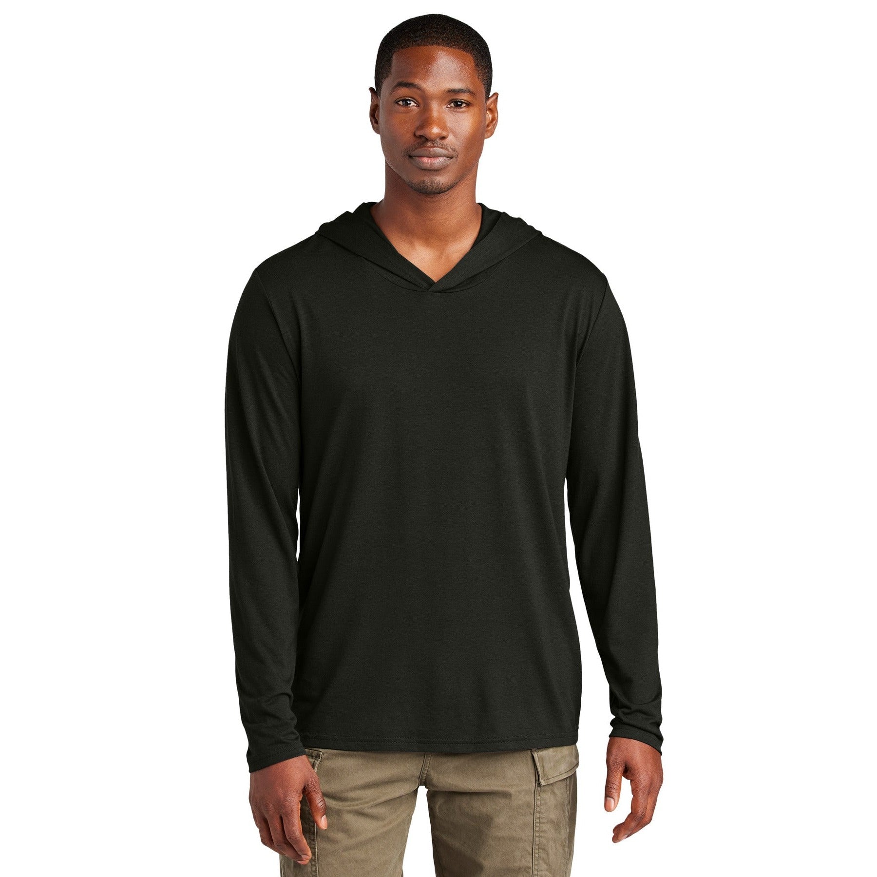 District-District® Perfect Tri® Long Sleeve Hoodie. DM139-MedTech-1